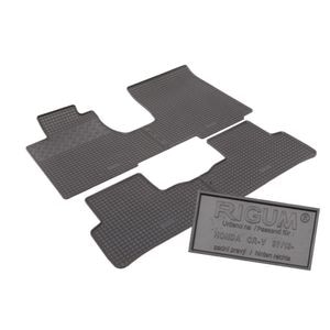 Set covorase auto Rigum, pentru Honda CR-V 2007-2012, 2 bucati, Negru