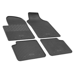 Set covorase auto Rigum, pentru Fiat 500 2007-2017, 4 bucati, Negru
