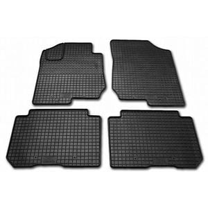 Set covorase auto Rigum, pentru Kia Carens 2006-2012, 4 bucati, Negru
