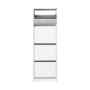 Pantofar Adore, 4 compartimente, capacitate 18 - 22 perechi incaltaminte, 51 x 157 x 26 cm, alb