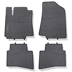 Set covorase auto GEYER & HOSAJA, pentru Kia Rio 2011-2016, 4 bucati, Negru
