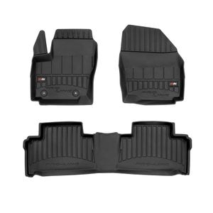 Set covorase auto Frogum 3D, pentru Ford S-Max 2006-2015, 3 bucati, Negru