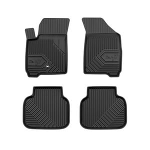 Set covorase auto Frogum 77, pentru Fiat Freemont 2011-2016, 4 bucati, Negru