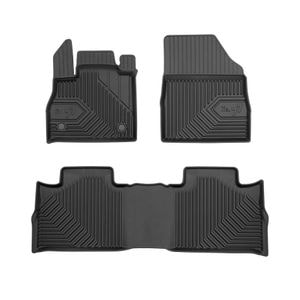 Set covorase auto Frogum 77, pentru Renault Espace 2015-2023, 3 bucati, Negru