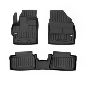 Set covorase auto Frogum 3D, pentru Toyota Yaris IV 2020-prezent, 3 bucati, Negru