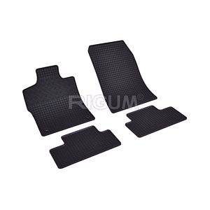 Set covorase auto Rigum, pentru Peugeot 308 2021-prezent, 4 bucati, Negru