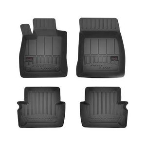 Set covorase auto Frogum 3D, pentru Ford Fiesta 2017-prezent, 4 bucati, Negru