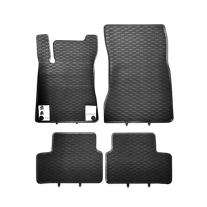 Set covorase auto GEYER & HOSAJA, pentru Mercedes CLA C118 2019-prezent, 4 bucati, Negru