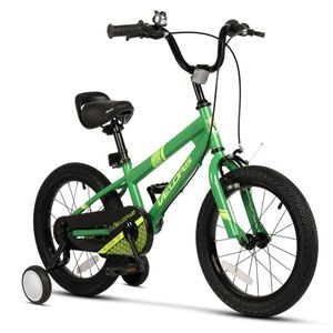 Bicicleta Copii 5-7 ani Velors V1803B 18", Verde/Negru