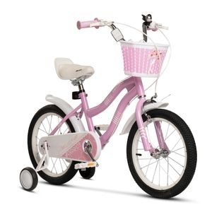 Bicicleta Copii 4-6 ani Velors V1604B 16", Roz