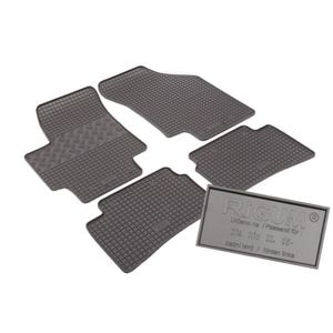 Set covorase auto Rigum, pentru Kia Rio 2005-2011, 4 bucati, Negru