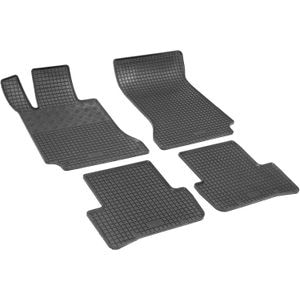 Set covorase auto Rigum, pentru Mercedes C-Class W204 2007-2014, 4 bucati, Negru