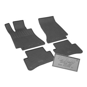 Set covorase auto Rigum, pentru Mercedes C-Class W205 2014-2021, 4 bucati, Negru