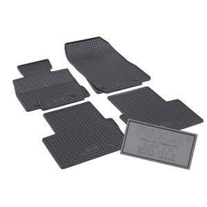 Set covorase auto Rigum, pentru Mazda 2 2015-2022, 4 bucati, Negru