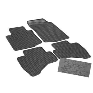 Set covorase auto Rigum, pentru Toyota Aygo 2014-2021, 4 bucati, Negru