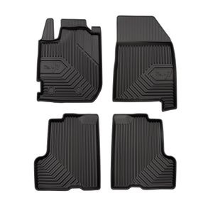 Set covorase auto Frogum 77, pentru Dacia Duster 2018-2024, 4 bucati, Negru
