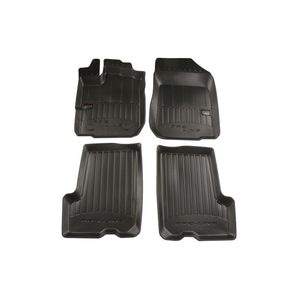 Set covorase auto Frogum 3D, pentru Dacia Logan MCV 2007-2013, 4 bucati, Negru