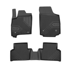 Set covorase auto Frogum 77, pentru Opel Meriva A 2003-2010, 3 bucati, Negru