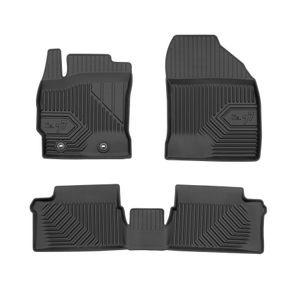 Set covorase auto Frogum 77, pentru Toyota Auris 2013-2018, 3 bucati, Negru
