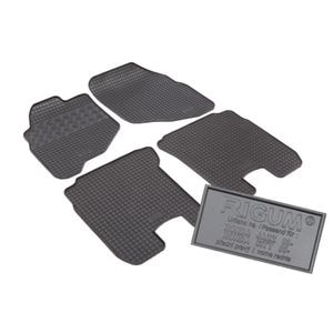 Set covorase auto Rigum, pentru Honda Jazz 2002-2008, 4 bucati, Negru