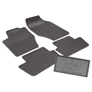 Set covorase auto Rigum, pentru Citroen C4 2010-2020, 4 bucati, Negru