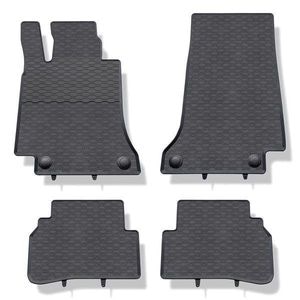 Set covorase auto GEYER & HOSAJA, pentru Mercedes C-Class W205 2014-2021, 4 bucati, Negru