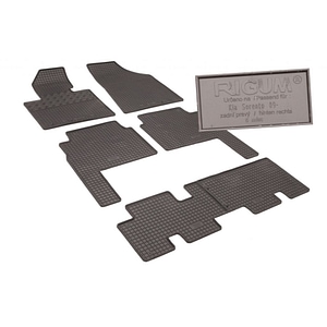 Set covorase auto Rigum, pentru Kia Sorento 2009-2012, 5 bucati, Negru