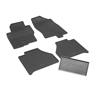 Set covorase auto Rigum, pentru Nissan Navara 2010-2016, 4 bucati, Negru