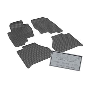 Set covorase auto Rigum, pentru Nissan Navara 2005-2010, 4 bucati, Negru
