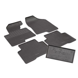 Set covorase auto Rigum, pentru Hyundai Santa Fe 2012-2018, 4 bucati, Negru