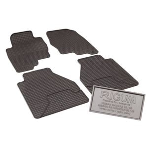 Set covorase auto Rigum, pentru Nissan Navara 2005-2010, 4 bucati, Negru