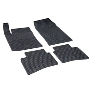 Set covorase auto Rigum, pentru Kia Stonic 2017-prezent, 4 bucati, Negru
