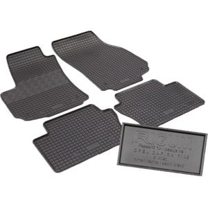Set covorase auto Rigum, pentru Opel Zafira B 2005-2014, 4 bucati, Negru