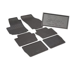 Set covorase auto Rigum, pentru Opel Zafira B 2005-2014, 6 bucati, Negru