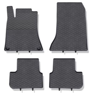 Set covorase auto GEYER & HOSAJA, pentru Peugeot 208 2012-2019, 4 bucati, Negru