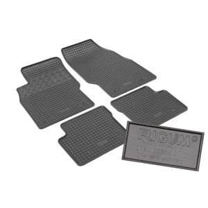 Set covorase auto Rigum, pentru Opel Corsa E 2015-2019, 4 bucati, Negru