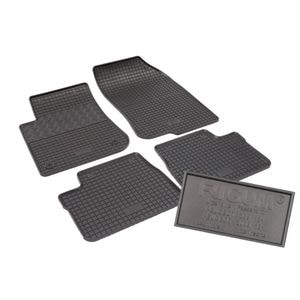 Set covorase auto Rigum, pentru Peugeot 2008 2013-2019, 4 bucati, Negru