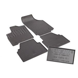Set covorase auto Rigum, pentru Opel Meriva A 2003-2010, 4 bucati, Negru