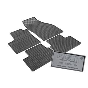 Set covorase auto Rigum, pentru Opel Meriva B 2010-prezent, 4 bucati, Negru