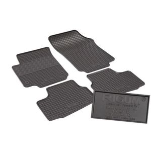 Set covorase auto Rigum, pentru Skoda Citigo 2012-2019, 4 bucati, Negru