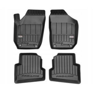 Set covorase auto Frogum 3D, pentru Skoda Fabia II 2007-2014, 4 bucati, Negru