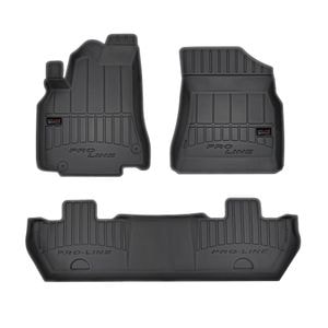 Set covorase auto Frogum 3D, pentru Peugeot Partner 2008-2018, 3 bucati, Negru