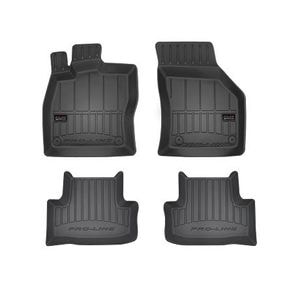 Set covorase auto Frogum 3D, pentru Skoda Karoq 2017-prezent, 4 bucati, Negru