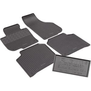 Set covorase auto Rigum, pentru Skoda Superb II 2008-2015, 4 bucati, Negru