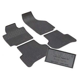 Set covorase auto Rigum, pentru Skoda Yeti 2009-2017, 4 bucati, Negru