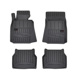 Set covorase auto Frogum 3D, pentru BMW Seria 5 E39 1995-2004, 4 bucati, Negru