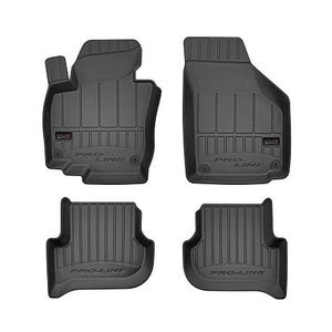 Set covorase auto Frogum 3D, pentru Volkswagen Touran 2003-2015, 4 bucati, Negru