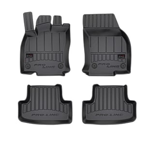 Set covorase auto Frogum 3D, pentru Audi Q2 2016-prezent, 4 bucati, Negru