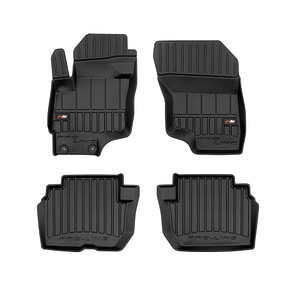 Set covorase auto Frogum 3D, pentru Mitsubishi Outlander 2012-2021, 4 bucati, Negru