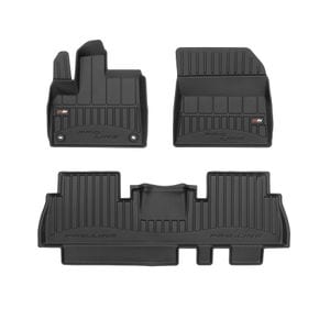 Set covorase auto Frogum 3D, pentru Opel Combo E 2018-prezent, 3 bucati, Negru
